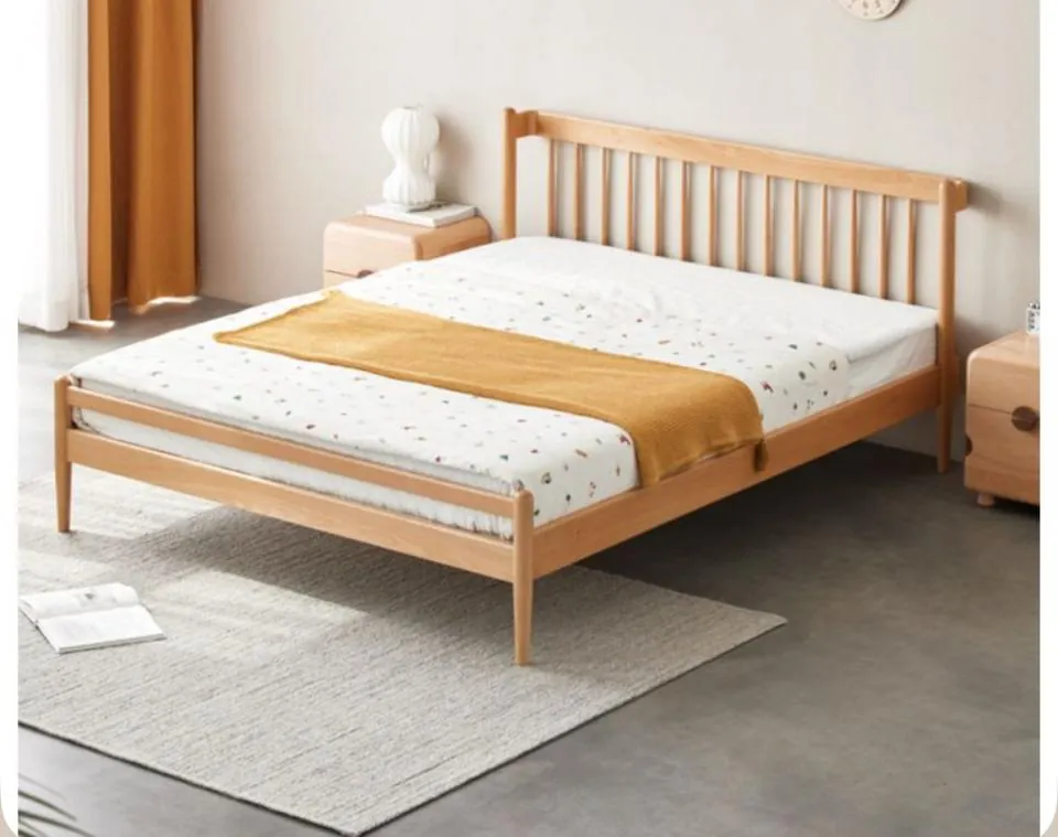 Beech Windsor Spindle Bed