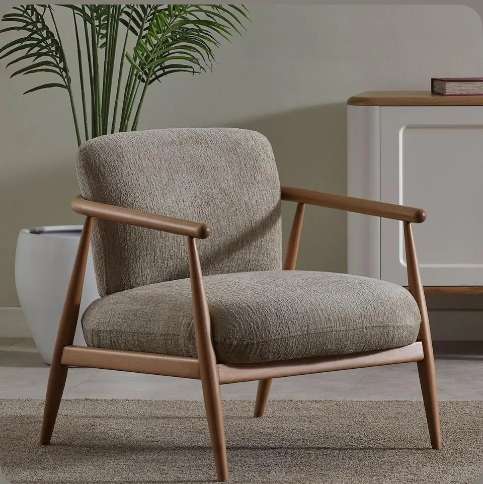 Beech Frame Lounge Chair