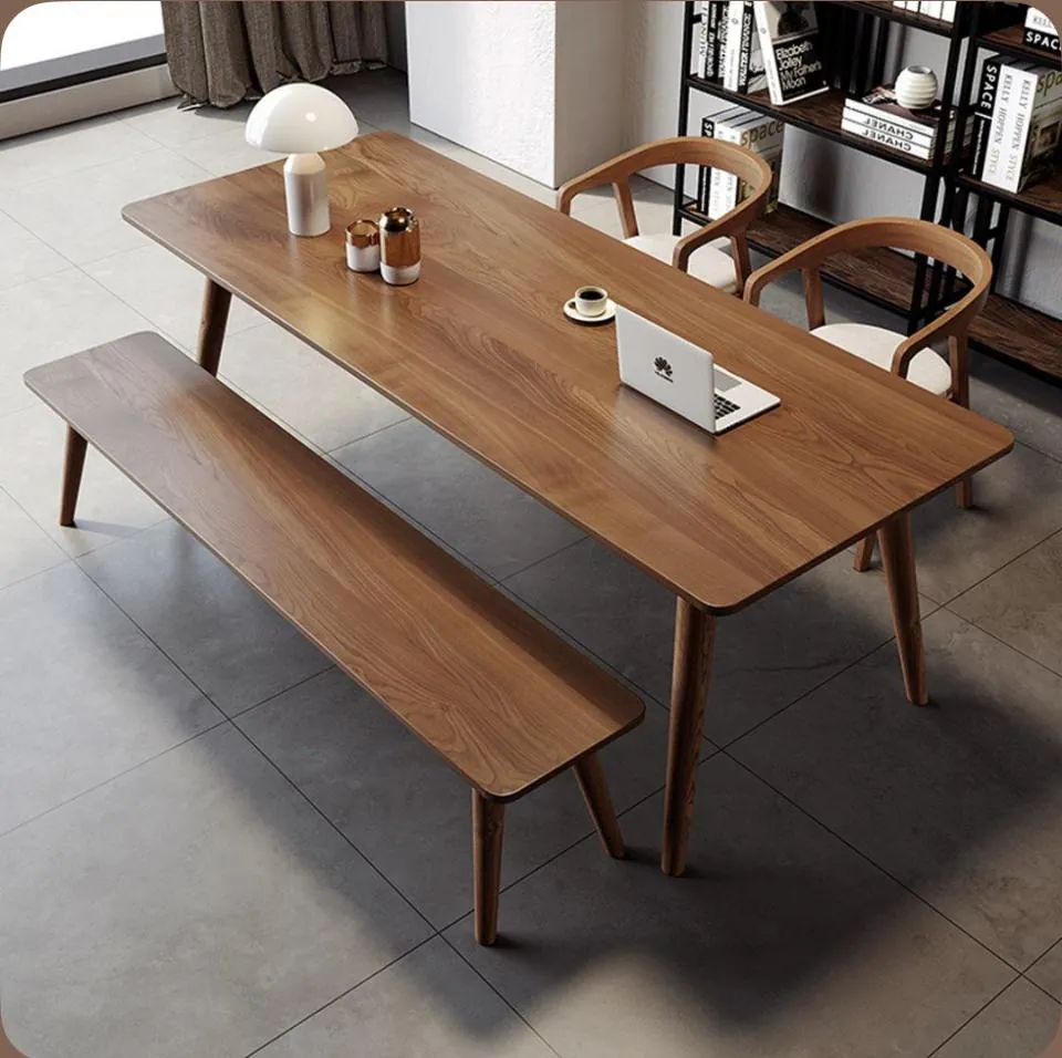 Oak Round Extendable Table Set