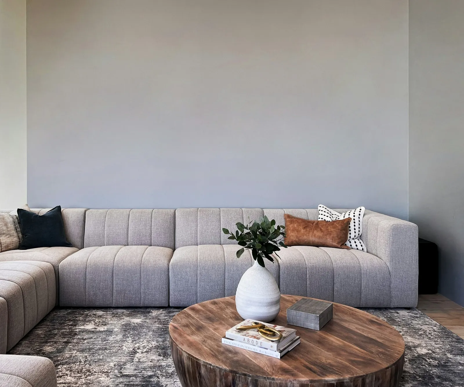 Linen Corner Sofa