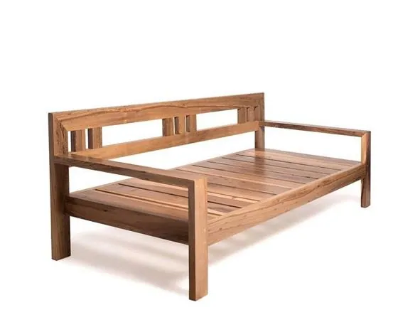 Minimalist Teak Daybed Bench