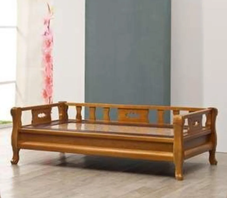 Sleigh-Leg Tile-Accent Bench