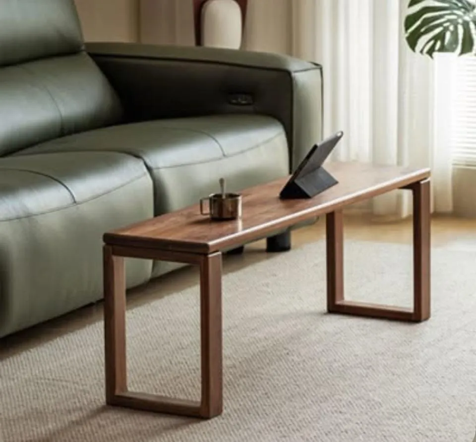 Box-Leg Accent Bench