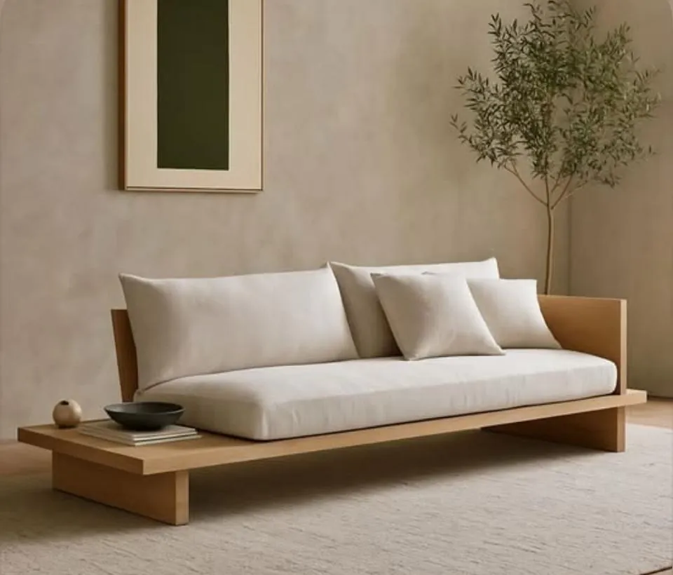 Oak Plinth Platform Sofa